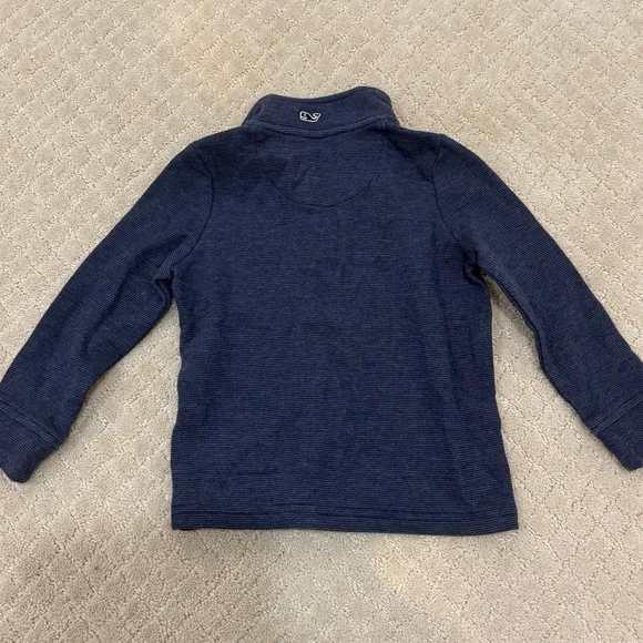 Vineyard Vines 1/4 Zip Sweater for Toddler Boy Navy Deep Bay Color