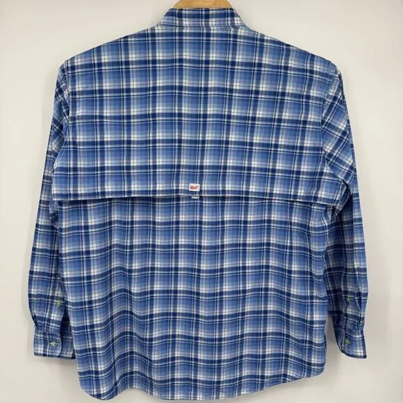 Vineyard‎ Vines Harbor Shirt Mens XL Blue Plaid Performance Vented Fishing Lot 2