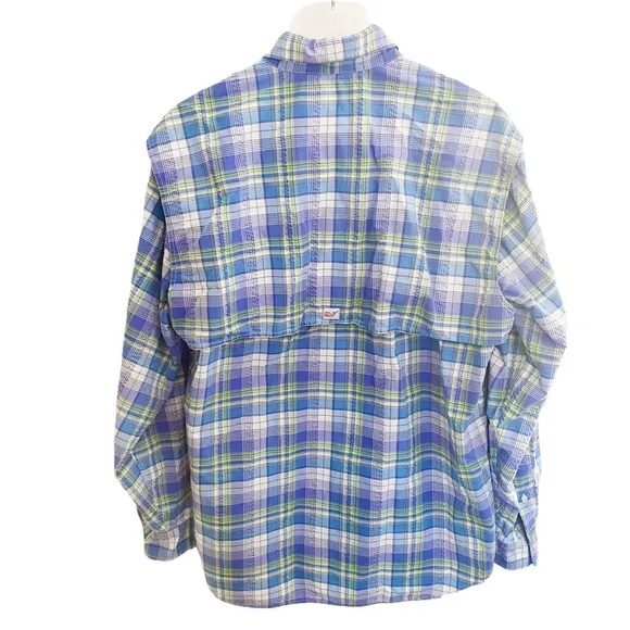 Vineyard Vines Plaid Harbor Shirt SZ M