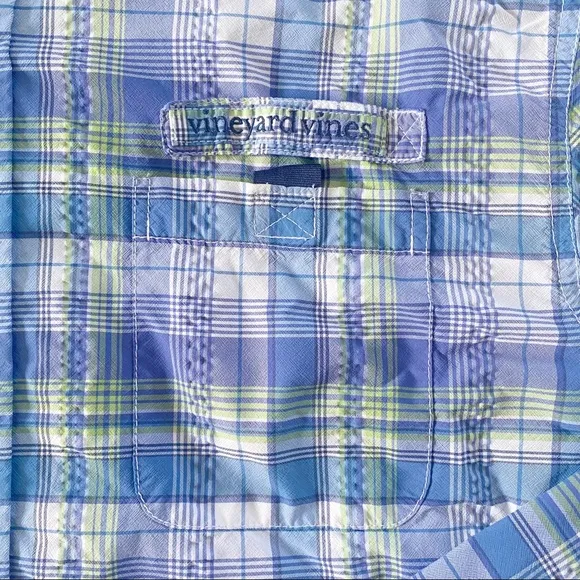 Vineyard Vines Plaid Harbor Shirt SZ M