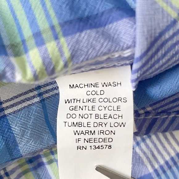Vineyard Vines Plaid Harbor Shirt SZ M