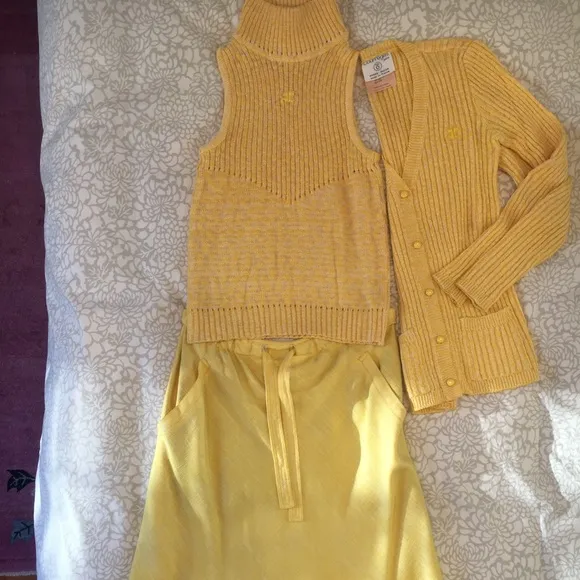 Vintage 1970’s Courreges Yellow Skirt in EVC