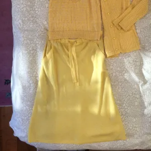 Vintage 1970’s Courreges Yellow Skirt in EVC