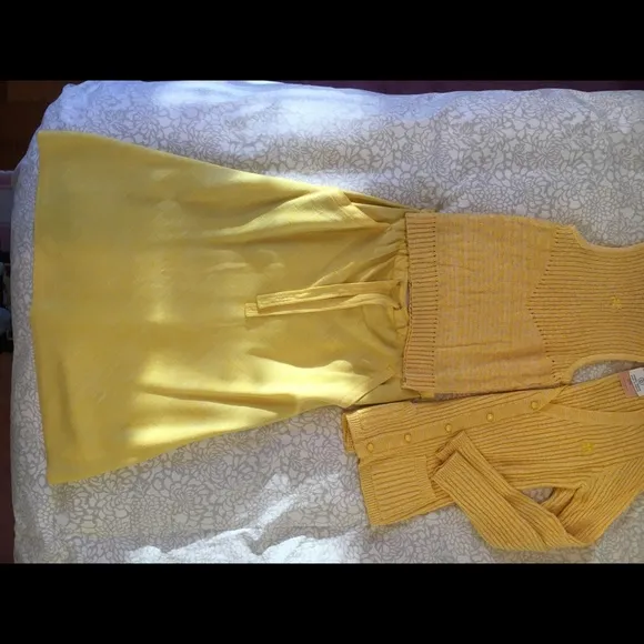 Vintage 1970’s Courreges Yellow Skirt in EVC