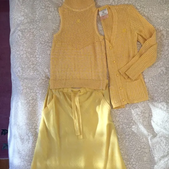 Vintage 1970’s Courreges Yellow Skirt in EVC