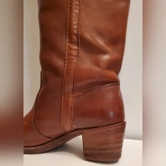 Vintage 1970s FRYE Campus Cuff Boots - Model 8515