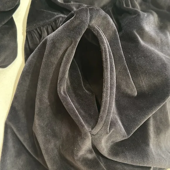 Vintage 90s Soft Velour Midi Dress