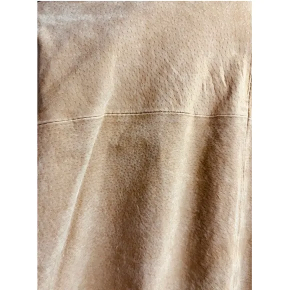 Vintage Bagatelle Tan Leather Shirt Jacket (S) – Flawless Unisex Fit, His &amp; Hers