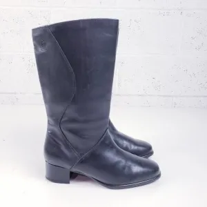 Vintage Blondo  Womens Size 9.5 Side Zip Waterproof Tall Heeled Boots Square Toe