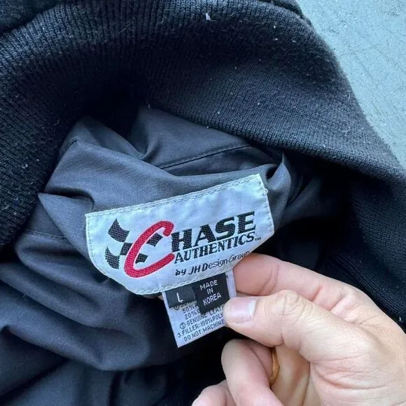 Vintage chase authentics Jeff hamilton nascar jacket size large