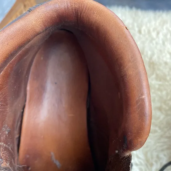 Vintage Custom Made Van Gorkom Leather Hiking Boots