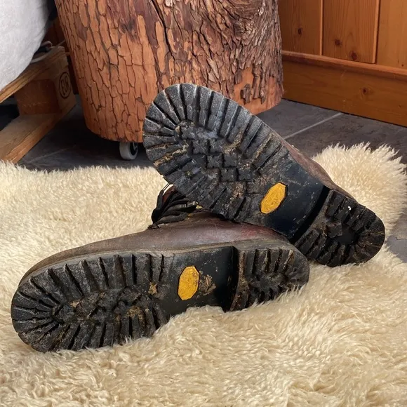 Vintage Custom Made Van Gorkom Leather Hiking Boots
