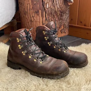 Vintage Custom Made Van Gorkom Leather Hiking Boots