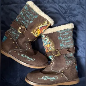 Vintage Ed Hardy Women's “Mermaid” Boots