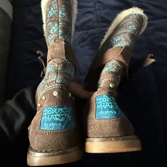 Vintage Ed Hardy Women's “Mermaid” Boots