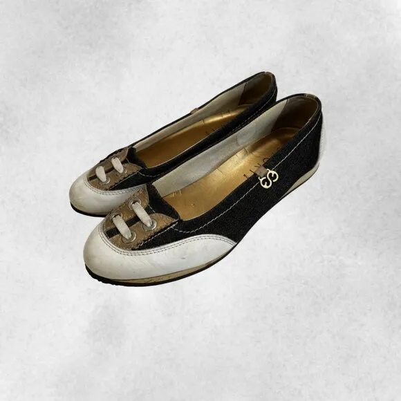 Vintage Escada Sport Denim Flats