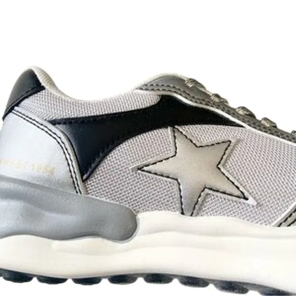 Vintage Havana Run Silver Sneakers Star Logo shoes Size 8 NEW Retail $125
