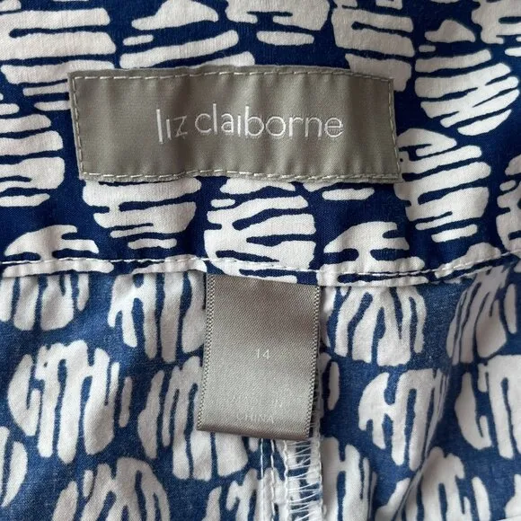 VINTAGE Liz Claiborne A line Skirt Nautical East Coast Preppy Coastal Nautical