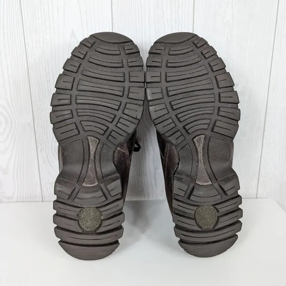 Vintage Nike Air Sneaker Boots Brown Leather Men's Size 7 Waterproof