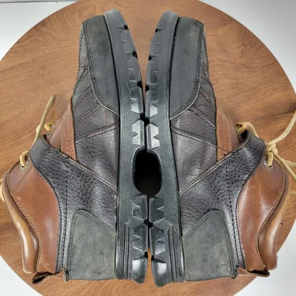 Vintage POLO Ralph Lauren Dover II Mens Boots 10 Brown Leather Duck Distressed