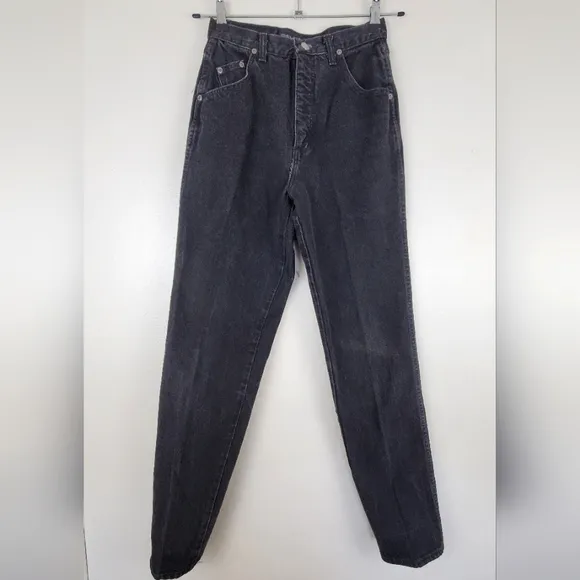 Vintage Wrangler SilverLake Black High-Rise Jeans | 90s USA Made | 9/10 x 34
