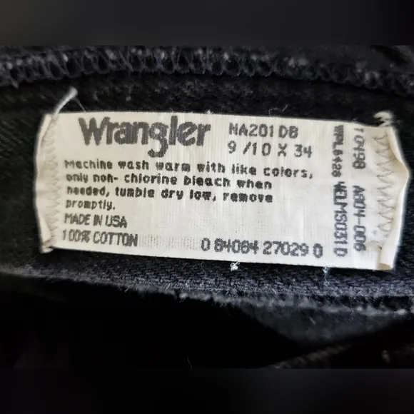 Vintage Wrangler SilverLake Black High-Rise Jeans | 90s USA Made | 9/10 x 34