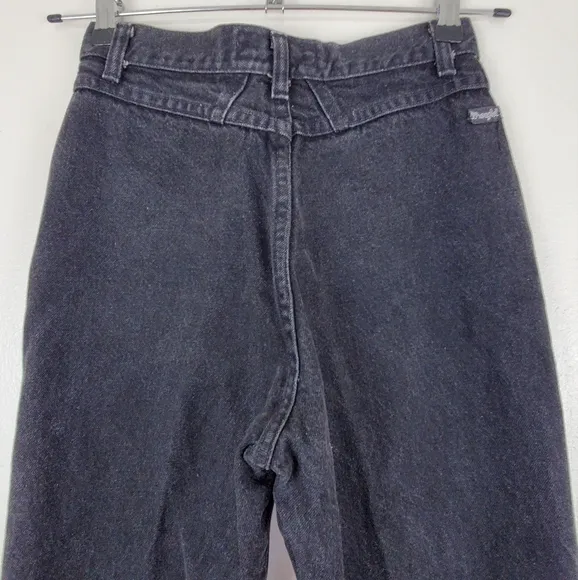 Vintage Wrangler SilverLake Black High-Rise Jeans | 90s USA Made | 9/10 x 34