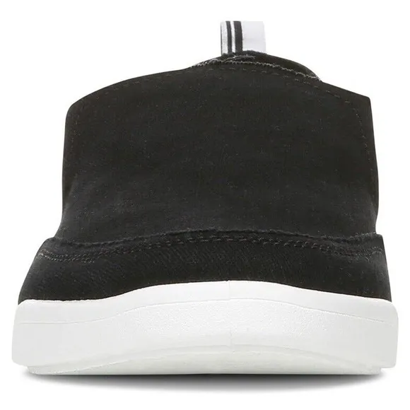 Vionic Beach Sneakers Malibu Womens 6 Black Canvas Orthotic Shoes New‎