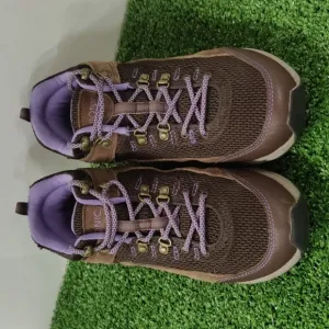 Vionic Cypress Hiking Boots Brown with lavender Accents, Size 8