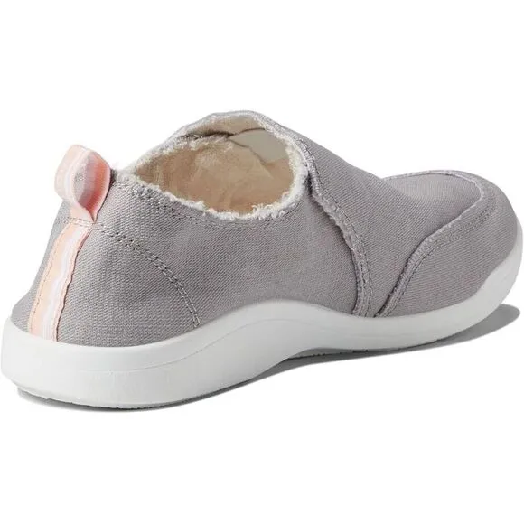 Vionic Malibu Sneaker Women's Size US 8.5 Light Gray Slip-On Casual Shoes FZP620