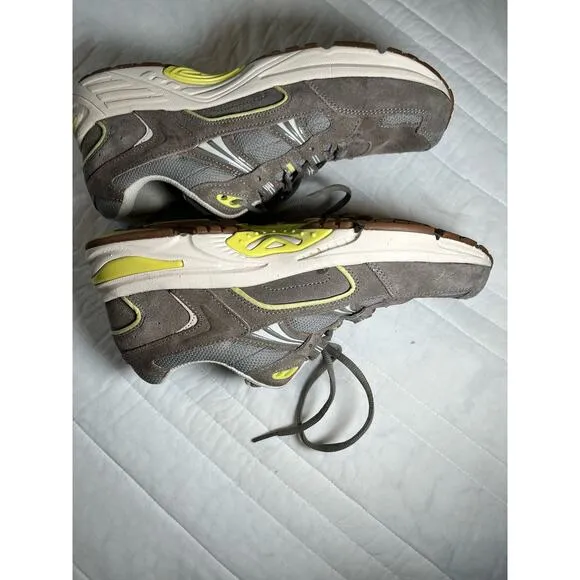Vionic Men’s Walking Shoe- Stone Gray Suede, NormCore DadCore Comfort Sneaker