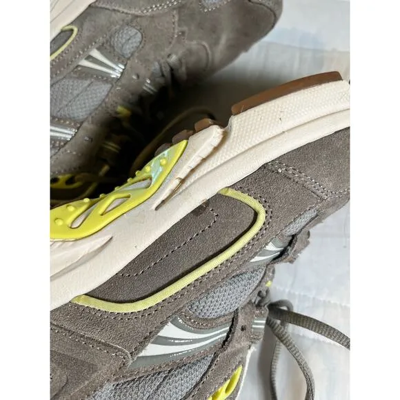 Vionic Men’s Walking Shoe- Stone Gray Suede, NormCore DadCore Comfort Sneaker