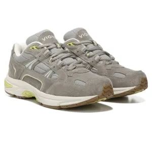 Vionic Men’s Walking Shoe- Stone Gray Suede, NormCore DadCore Comfort Sneaker