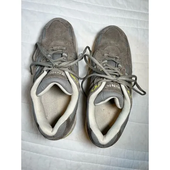Vionic Men’s Walking Shoe- Stone Gray Suede, NormCore DadCore Comfort Sneaker
