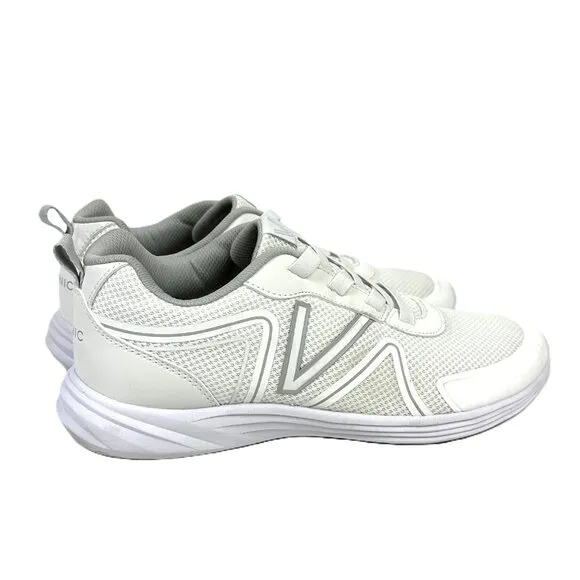 Vionic Shayna Comfort Orthotic Pull-On Walking Tennis Shoes White Size 9.5 Wide