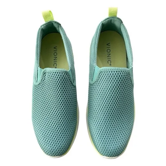 Vionic Zeta Wasabi Walking Shoe Sneakers Women’s Size 7.5 Wide