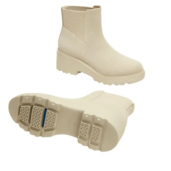 Vivaia Women’s Round-Toe Platform Chunky Wedge Boots (Everly) Size (37) US 6.5