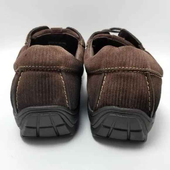 VS Corduroy Suede Spade Oxford Walking Sneakers Shoes Brown Size 9 M