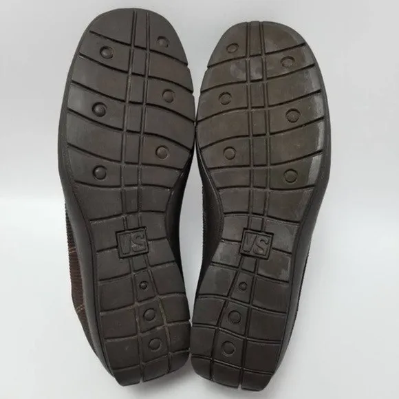 VS Corduroy Suede Spade Oxford Walking Sneakers Shoes Brown Size 9 M