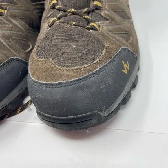 WANABEE Trek 300 MID CS Hiking Shoes - Men - Brown 13.5