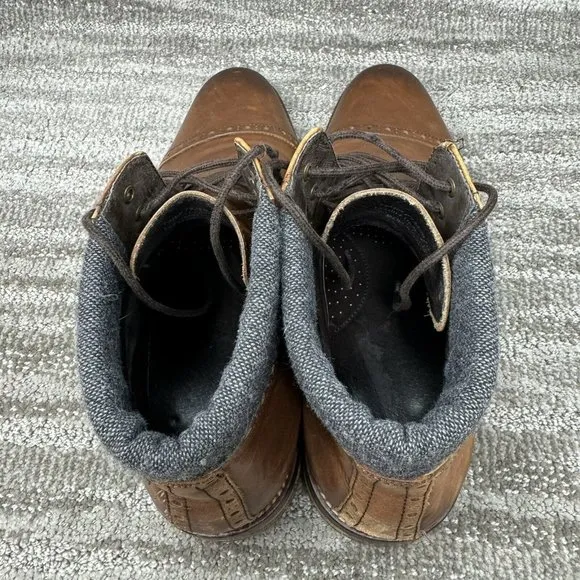 Warfield &amp; Grand Porter Men’s Cap Toe Shoe Boot Chestnut Size 12