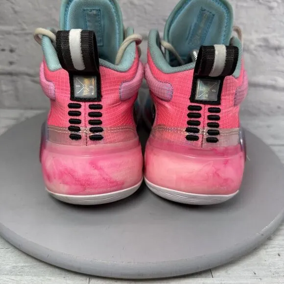 Way Of Wade 10 South Beach Men Basketball Shoes Size 8 Li ning Pink/Blue