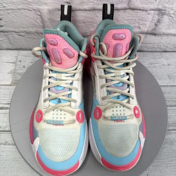 Way Of Wade 10 South Beach Men Basketball Shoes Size 8 Li ning Pink/Blue