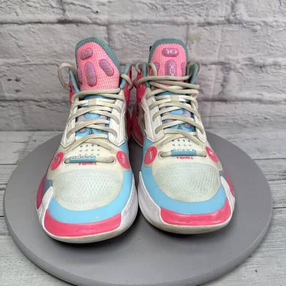 Way Of Wade 10 South Beach Men Basketball Shoes Size 8 Li ning Pink/Blue