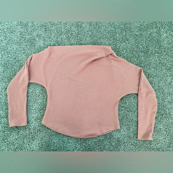 WE THE FREE BYFREE PEOPLE Fuji Thermal Tee in Rosie FP-5
