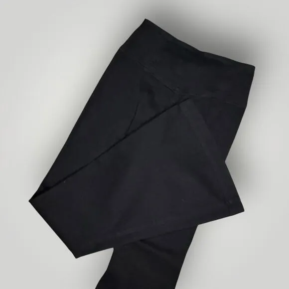 WE THE FREE CROSSOVER FRONT STRETCH FLARE JEANS BLACK MEDIUM 28
