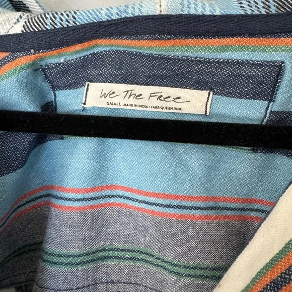 We The Free slightly cropped hoodie-such FUN fabric combos- see pic for more💙
