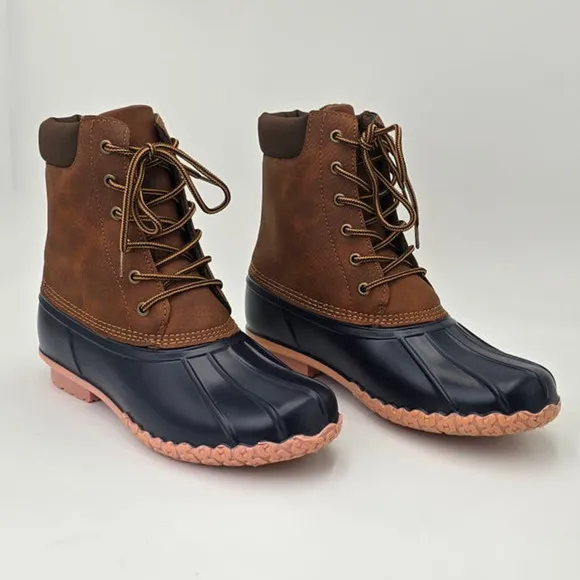 Weatherproof Vintage Water Resistant Duck Boots Polar Fleece Lining Men's 9M