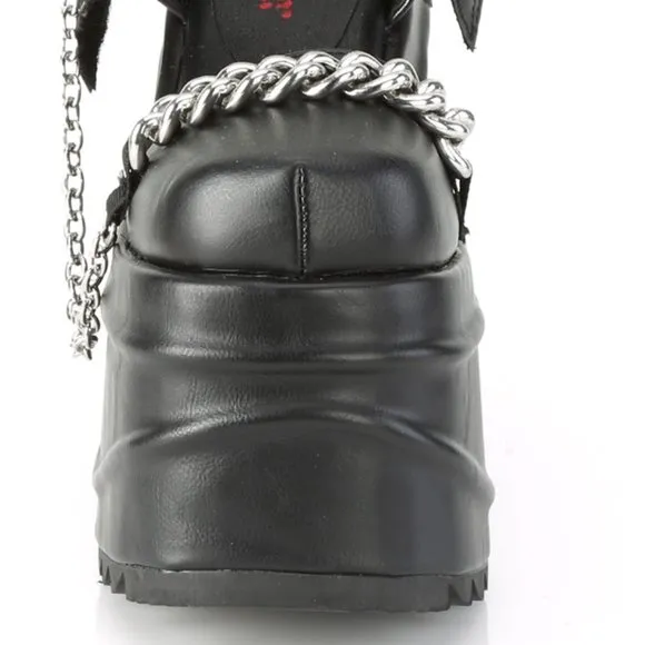 Wedge Platform Bat Gothic Shoes
