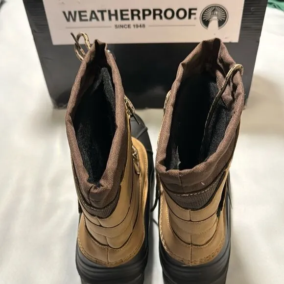 Winter Boots Mens 11 Waterproof Duck Tan Weatherproof